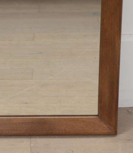20th Century French Oak Mirror