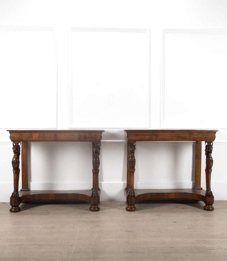 Pair of Italian 19th Century Console Tables CO4838328