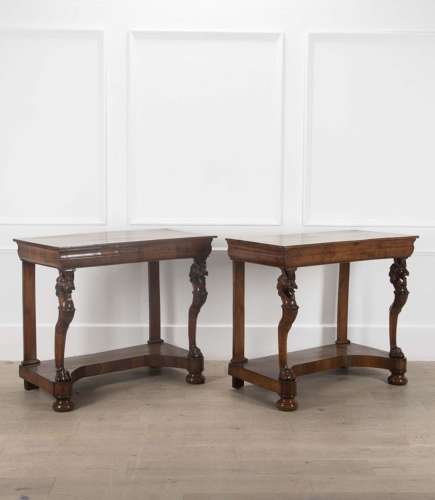 Pair of Italian 19th Century Console Tables CO4838328