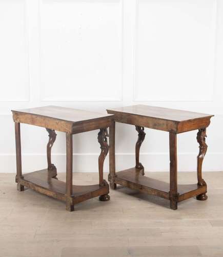 Pair of Italian 19th Century Console Tables CO4838328
