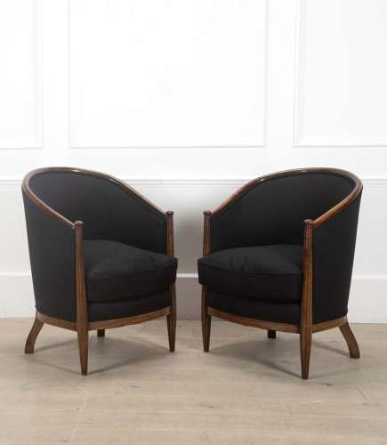 Pair of 20th Century French Tub Chairs