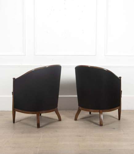 Pair of 20th Century French Tub Chairs