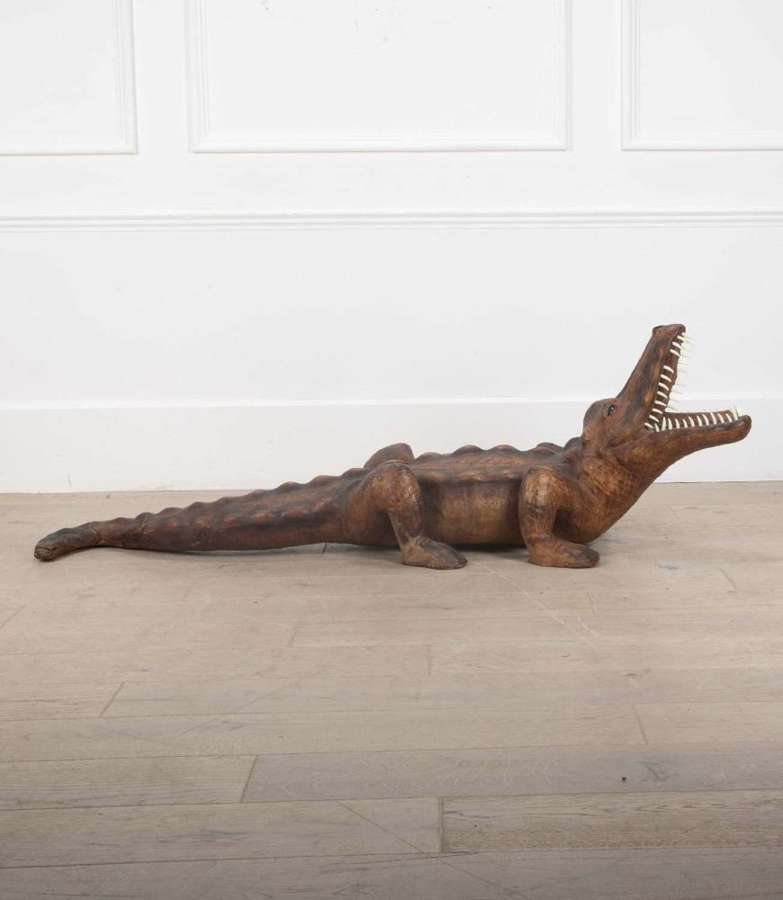 20th Century French Leather Crocodile
