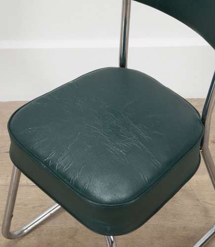 20th Century French Children's Metal Desk and Chair
