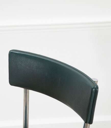 20th Century French Children's Metal Desk and Chair