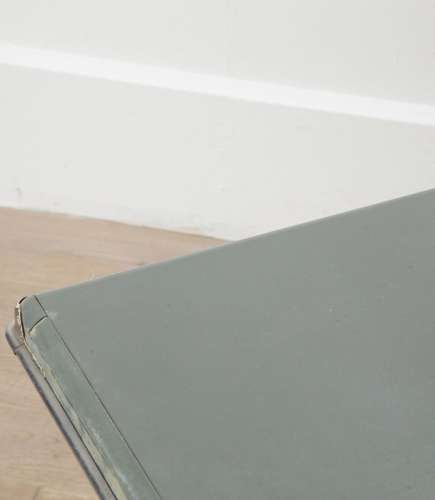 20th Century French Children's Metal Desk and Chair