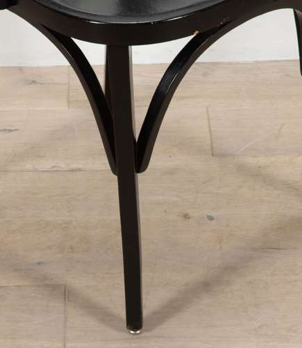 20th Century French Ebonised Bentwood Desk Chair
