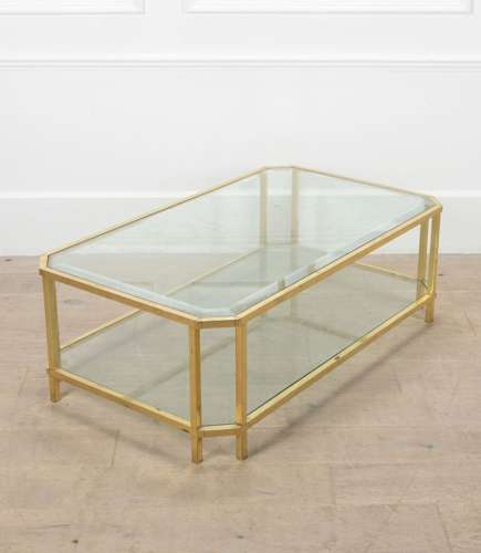 20th Century Spanish Brass Coffee Table