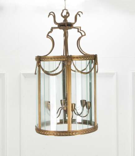 20th Century Italian Gilt Metal Lantern