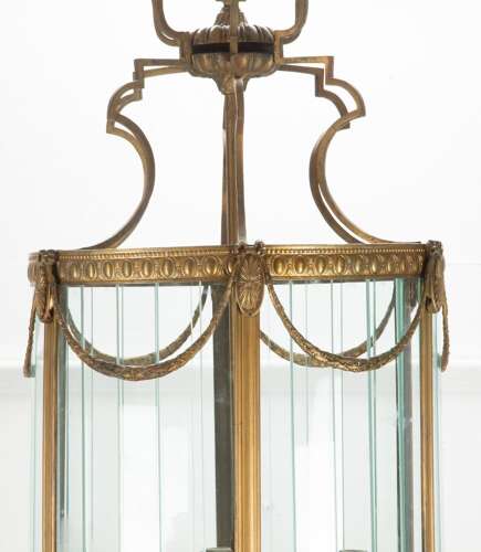 20th Century Italian Gilt Metal Lantern
