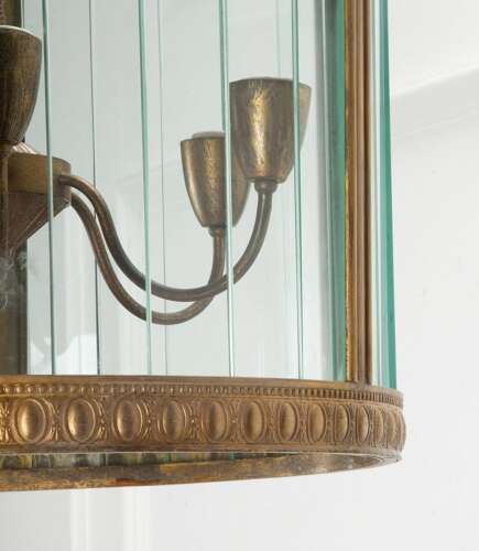 20th Century Italian Gilt Metal Lantern