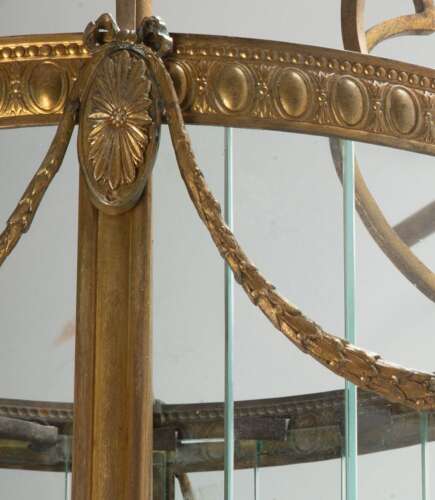 20th Century Italian Gilt Metal Lantern