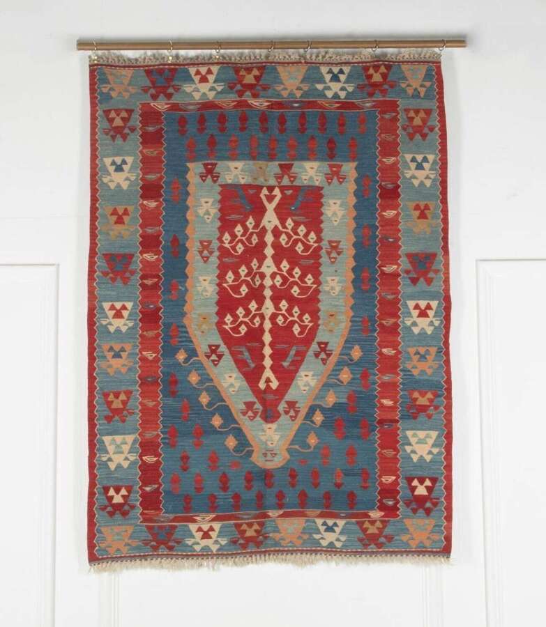 20th Century Decorative Kilim Rug