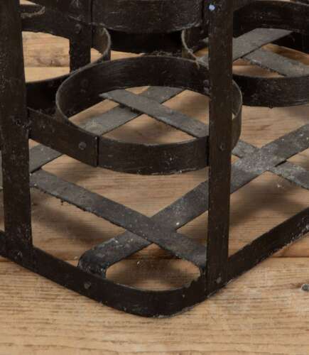 20th Century French Painted Metal Wine Carrier
