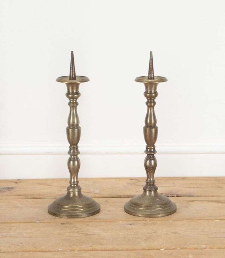 Pair of 20th Century French Pricket Sticks
