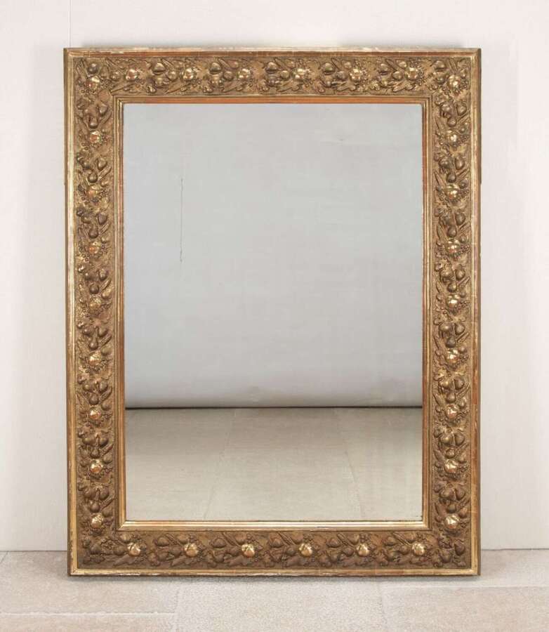 Late 19th Century French Gilt Frame Mirror