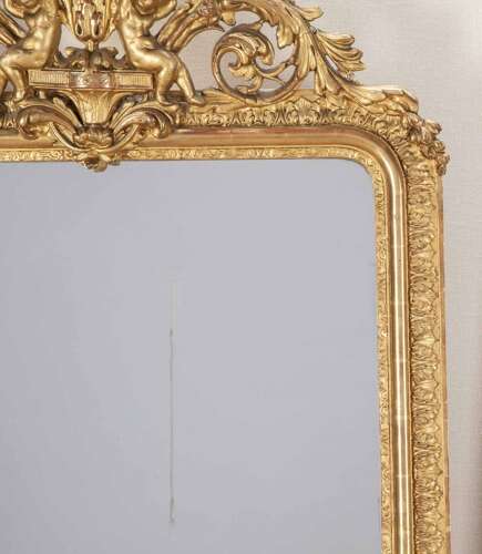 Pair of 19th Century French Neo-Classical Gilt Mirrors