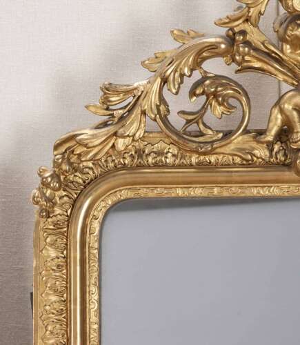 Pair of 19th Century French Neo-Classical Gilt Mirrors
