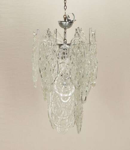 Mid-Century Italian 'Venini' Style Chandelier