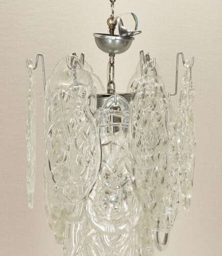 Mid-Century Italian 'Venini' Style Chandelier