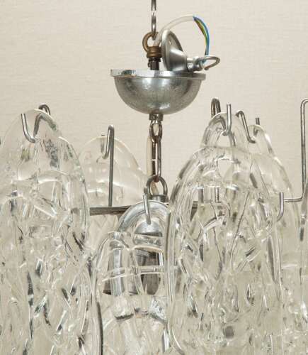 Mid-Century Italian 'Venini' Style Chandelier